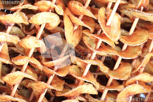 Image of Homemade potato crisps