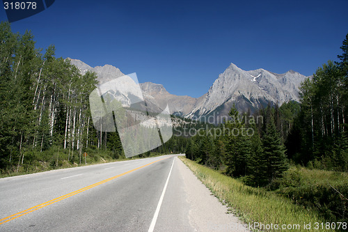 Image of Road in Rockies