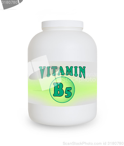 Image of Vitamin B5 container