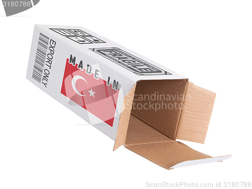 Image of Concept of export - Product of Turkey