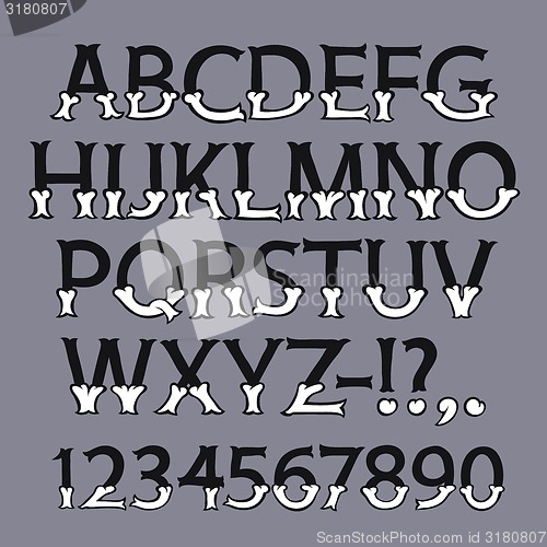 Image of Halloween Bone Font