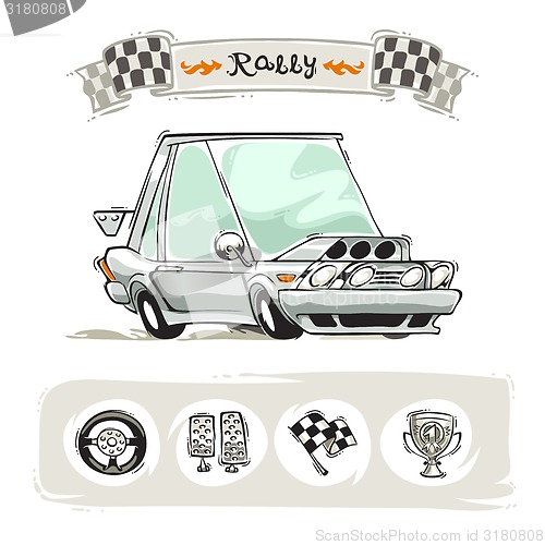 Image of Cartoon Sport Car Set