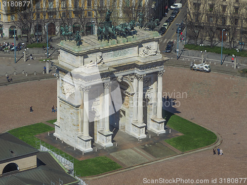 Image of Milan aerial view