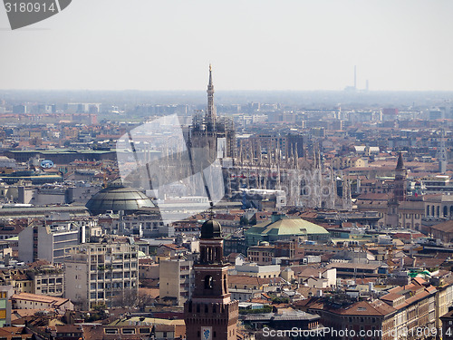 Image of Milan aerial view