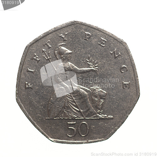 Image of Fifty pence coin