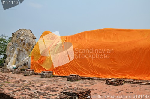 Image of Wat Lokayasutharam is Temple of Reclining Buddha in Ayutthaya