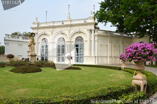Image of Bang Pa-In Palace in Ayuthaya, Thailand.
