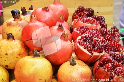 Image of Ruby-red pomegranate already for sale