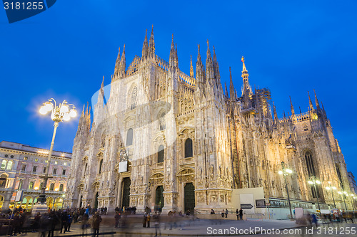 Image of Milan Cathedral, Duomo di Milano, Italy.