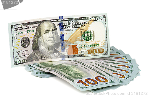 Image of 100 US Dollar Banknotes