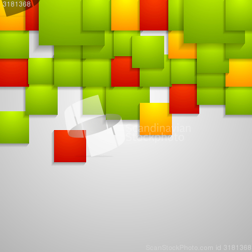 Image of Abstract squares vector background