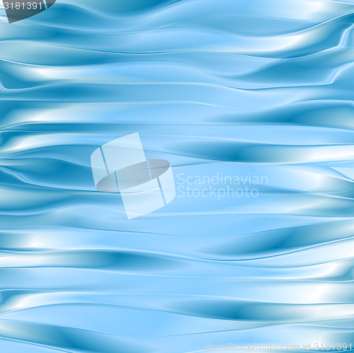 Image of Bright blue waves abstract background