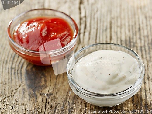 Image of two bowls of sauces