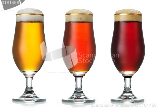 Image of various beer glasses