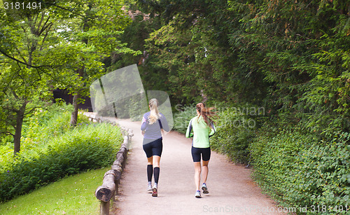 Image of Running in the park