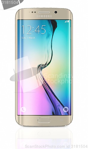 Image of Gold Platinum Samsung Galaxy S6 Edge