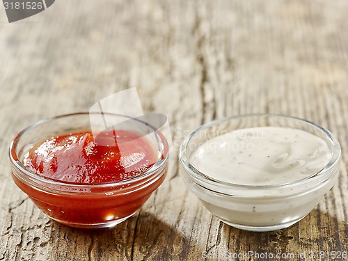 Image of two bowls of sauces
