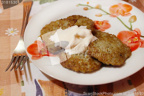 Image of pannkakor med gr?ddfil