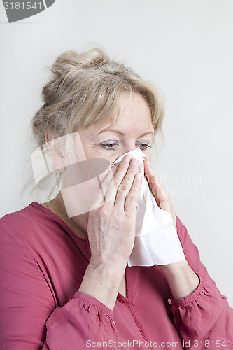 Image of Woman with handkerchief