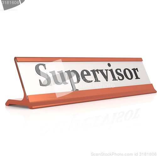 Image of Supervisor table tag