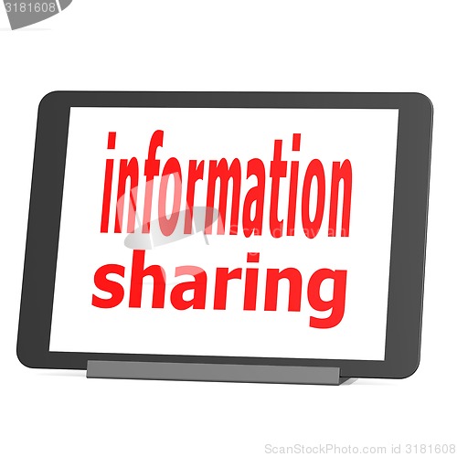 Image of Table information sharing
