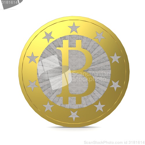 Image of Isolated bitcoin