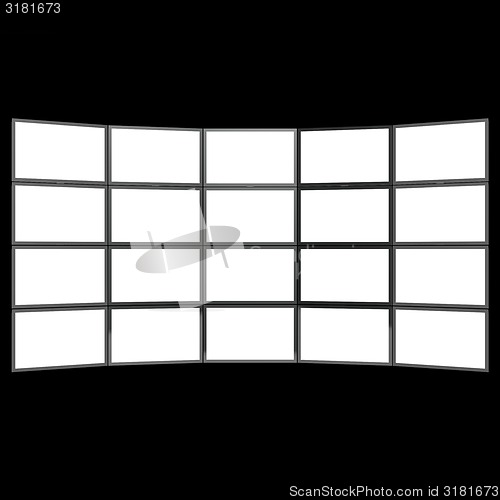 Image of TV screen black