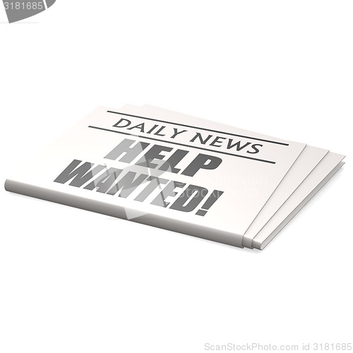 Image of Newspaper help wanted