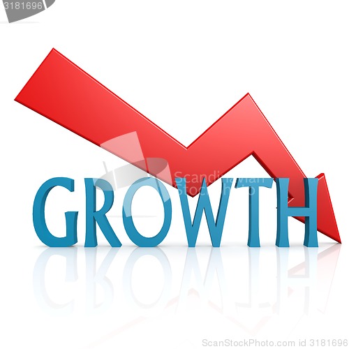 Image of Arrow down growth