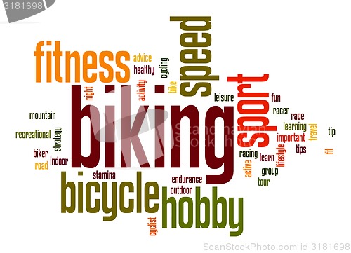 Image of Biking word cloud