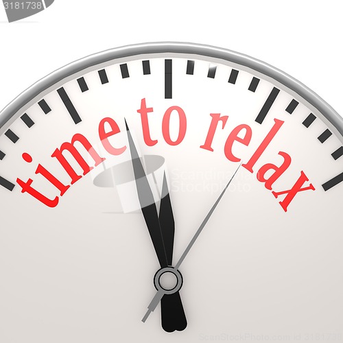 Image of Time to relax clock