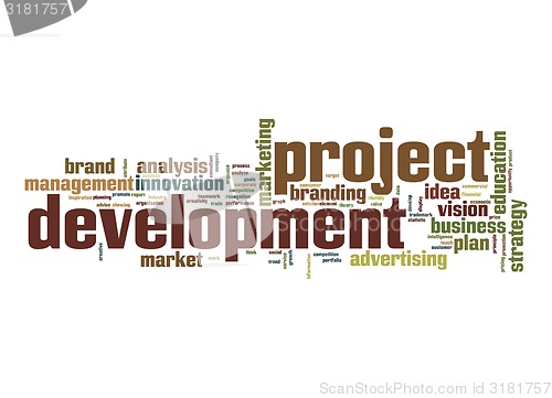 Image of Project development word cloud