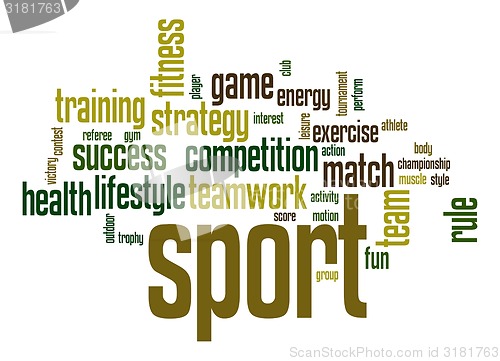 Image of Sport  word cloud