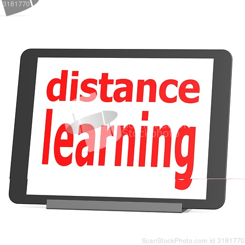 Image of Tablet distance learning