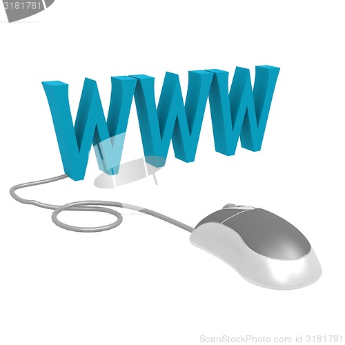 Image of WWW with mouse