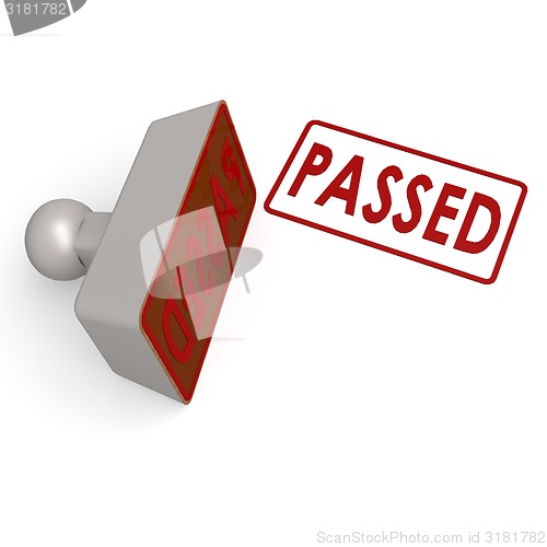 Image of Passed stamp