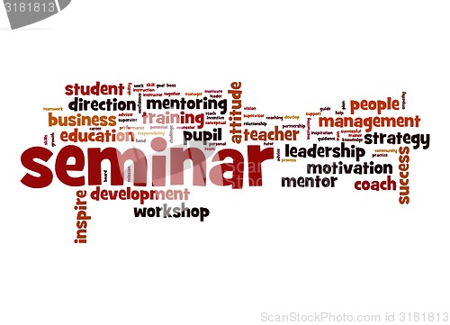 Image of Seminar word cloud