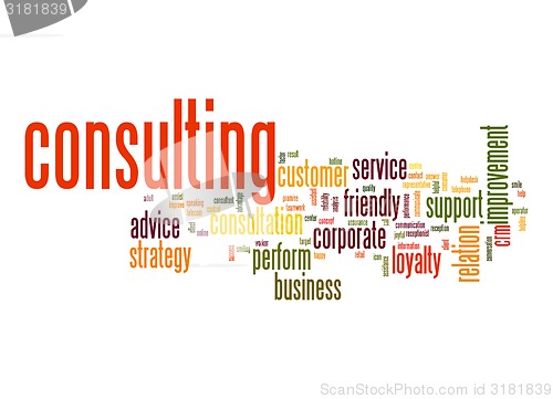 Image of Consulting word cloud