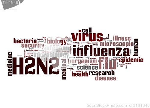 Image of H2N2 word cloud