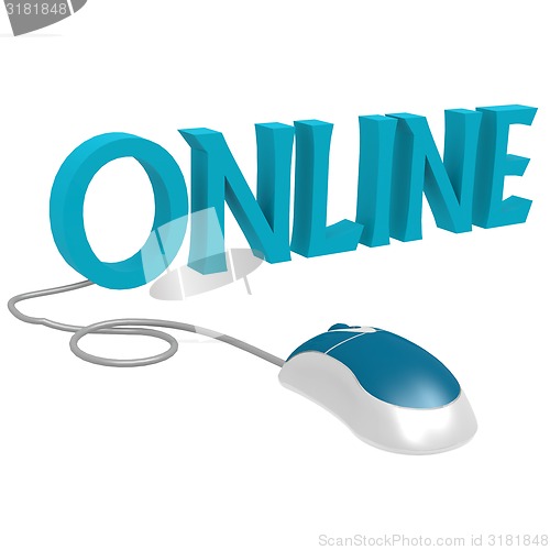 Image of Online with mouse