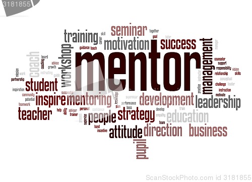 Image of Mentor word cloud