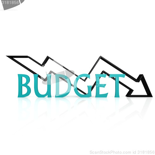 Image of Budget down arrow