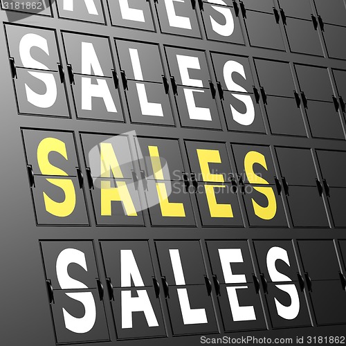 Image of Airport display sales