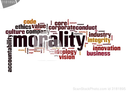 Image of Morality word cloud