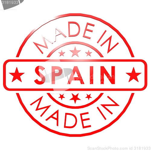 Image of Made in Spain red seal