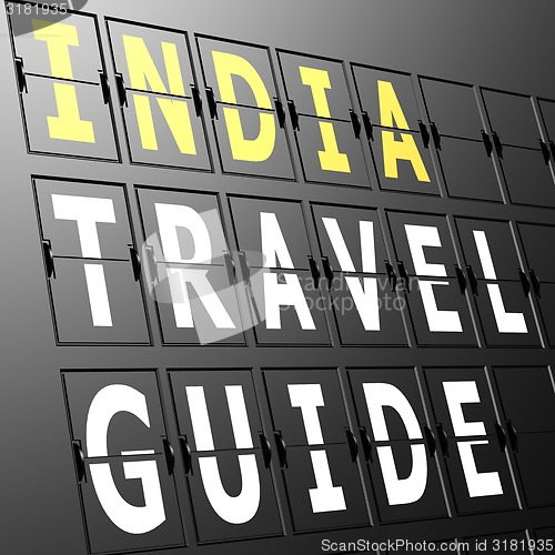 Image of Airport display India travel guide