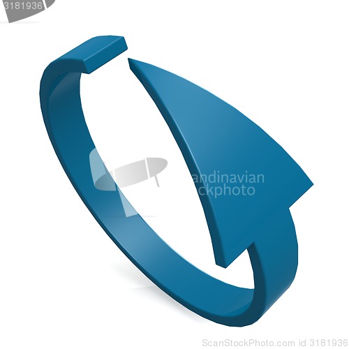 Image of Blue arrow