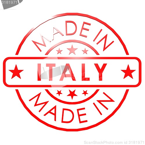 Image of Made in Italy red seal