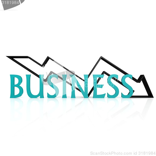 Image of Business down arrow