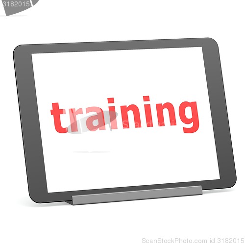 Image of Tablet training